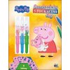 Omalovánky s foukacími fixy Prasátko Peppa -
