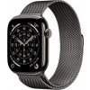 Apple Watch Series 11 GPS + Cellular 42mm Bridlicový sivý titán s bridlicovo sivým milánskym ťahom MF8U4WF/A