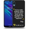 Picasee silikónový čierny obal pre Huawei Y6 2019 - Kazma - SVĚT PATŘÍ TĚM, CO SE NEPOSEROU
