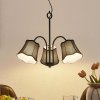 Lucande Binta závesná lampa, 3-plameňová, čierna - 9639458