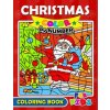 Christmas Color by Number Coloring Book for Kids: Merry X'Mas Coloring for Children, boy, girls, kids Ages 2-4,3-5,4-8 (Balloon Publishing)(Brožovaná)