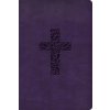 KJV Rainbow Study Bible, Purple Leathertouch: Ribbon Marker, Color-Coded Text, Smythe Sewn Binding, Easy to Read Bible Font, Bible Study Helps, Full-C