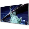 Obraz na skle Most socha slobody 100x50 cm