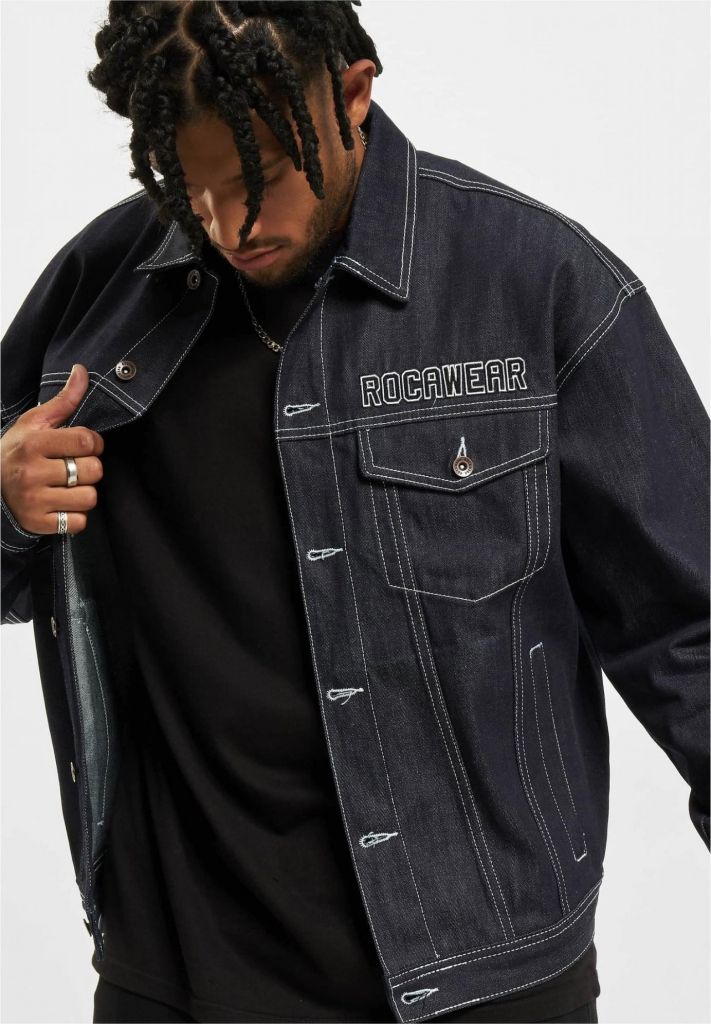 Urban Classics pánska bunda Rocawear Brigthon Jacket Indigo