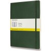 Moleskine Zápisník mäkké dosky B5 štvorčekový tmavo zelený