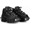 topánky NEW ROCK - CRUST NEGRO, NOMADA NEGRO, TANK -M.WALL106-C8