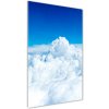 Vertikálny foto obraz fotografie na skle Let nad oblaky 50x100 cm