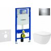 Geberit Duofix Set predstenovej inštalácie, klozetu Oudee Vortex a dosky softclose, tlačidlo Sigma30, chróm SANI11CA1147