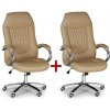 Kancelárske kreslo SUPERIOR 1+1 ZADARMO, béžová