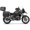 Kompletná sada čiernych hliníkových kufrov SHAD TERRA BLACK, 37L topcase 36L/47L bočné kufre, vrátane montážnej sady a platne SHAD R 1200 GS Adventure/ R 1250 GS Adventure