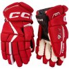 Rukavice CCM Jetspeed FT6 Jr Farba: červená, Veľkosť rukavice: 12