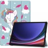 Techsuit Foldpro ochranné puzdro pre - Samsung Galaxy Tab S9 Plus / S9 FE Plus - Unicorn