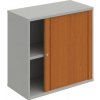 Hobis Policová skriňa Strong, 80x76,8x40 cm, čerešňa/sivá