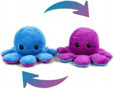 TopKing Obojstranná chobotnica modrá