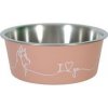 Miska nerez pes LOVE DOG 750ml ružová Zolux