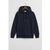 MIKINA GANT REG TONAL SHIELD HOODIE EVENING BLUE