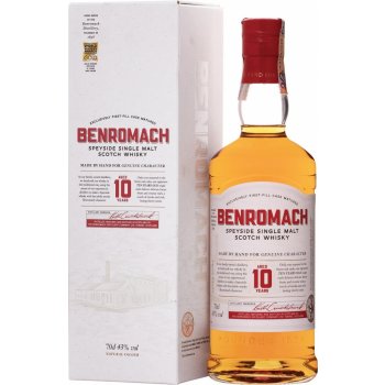 Benromach 10y 43% 0,7 l (kartón)