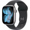 Apple Watch Series 11 (42mm) Vesmírne šedý hliník s čiernym športovým remienkom S/M MEQW4MP/A