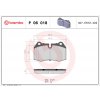 Sada brzdových platničiek kotúčovej brzdy BREMBO P 06 018