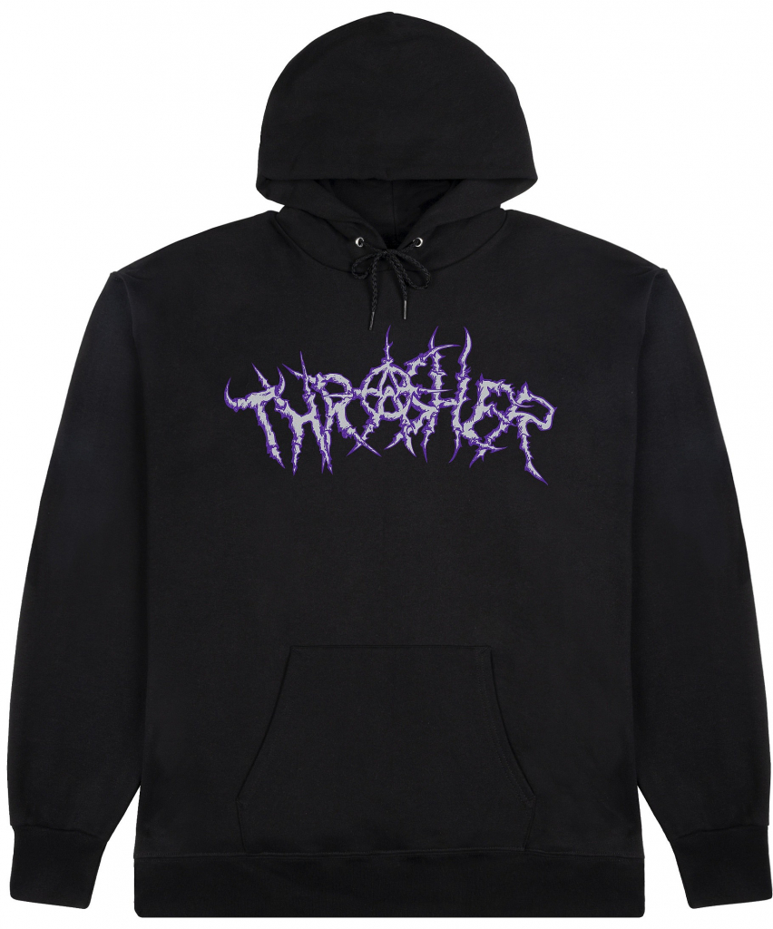 Thrasher Thorns Hood Black