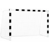 Futbalová bránka Neo-Sport NS-460 300 x 160 x 90 cm, čierna a biela