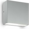Ideal Lux 113760 vonkajšie nástenné svietidlo Tetris 1x15W | G9 | IP44 - šedé