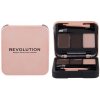 Makeup Revolution Brow Sculpt Kit sada pre dokonalé obočie Dark 2,2 g