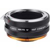 K&F Concept Objektívový adaptér Fujifilm X Camera Mount: NIK-FX IV PRO