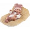 Llorens 73816 NEW BORN HOLČIČKA - realistická bábika bábätko s celovinylovým telom - 40 cm