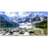 Foto obraz akryl do obývačky Morské oko Tatry 100x50 cm