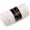 Pletacia priadza Cordy Macrame 250 g - (8171) biela mliečna