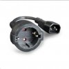 Gembird PC-SFC14M-01 power adapter cord C14 male -> schuko female