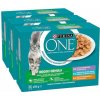 Purina One Indoor s teľacím tuniakom a kuracím v šťave 36 x 85 g