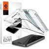 Spigen Glass tR EZ Fit 2 Pack FC Black iPhone 15 Pro AGL06893