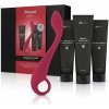 LoveBoxxx Moments lubrikačný gél 150 ml + jemný sprchový gel 150 ml + jemné telové mlieko 150 ml + vibrátor 1 ks