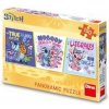 Puzzle 150 Stitch relaxuje panoramic
