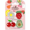 Invisibobble CLIPSTAR KIDS Frutti Fun - Sponka do vlasů 4 ks
