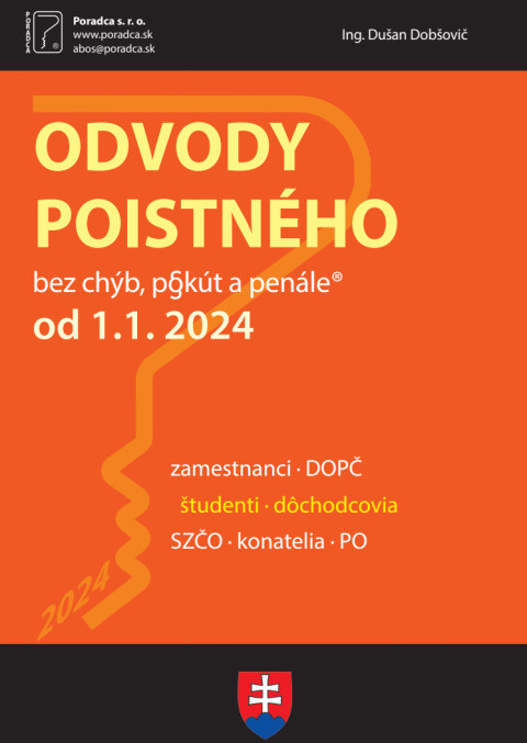 Odvody poistného od 1. 1. 2024