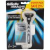 Holiaci strojček na náhradné hlavice Gillette 1 ks MACH 3, 2 náhradné žiletky