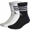 Adidas 3-Stripes Cushioned Crew Socks 3P - Viacfarebný, Sivý