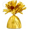 Závažie na balóny zlaté matné – 12 cm / 140 g (Zlaté matné závažie na balóny, výška 12 cm, hmotnosť cca 140 g. Elegantné a decentné ukotvenie héliových balónov pre oslavy, svadby a luxusné dekorácie.)