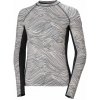 Helly Hansen dámsky funkčný zvršok WATERWEAR RASHGUARD W sivá čierna