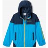 Chlapčenská bunda Columbia Flash Challenger Windbreaker - compass blue/collegiate navy