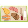 Viga Drevená sada jedla-krájanie