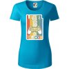Gaming narodeniny 18 - Dámske tričko z organickej bavlny Origin (GOTS) - XL ( Svetlý tyrkys )