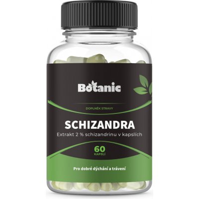 Botanic Schizandra činská Extrakt 2% schizandrinu v kapsuliach 60 kapsúl