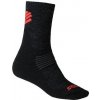 Sensor PONOŽKY EXPEDITION MERINO WOOL čierna / červená Veľkosť: 9/11 ponožky
