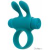 Vibrační erekční kroužek Rabbit Ring Turquoise