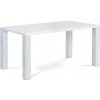 Autronic Jedálenský stôl 160x90x76 cm, vysoký lesk biely AT-3008 WT