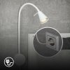 Noční lampička Briloner LED Tusa, otočná, teplá bílá, 45 x 20,5 cm, bílá